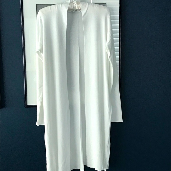 White cardigan, all-season weight - Picture 1 of 3